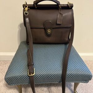 Vintage Coach Willis 9927 Mahogany Leather bag -Sold